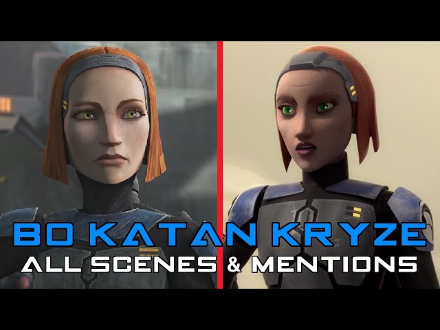 Bo-Katan Kryze: All Animated Scenes and Mentions (TCW, REBELS, TOTE)
