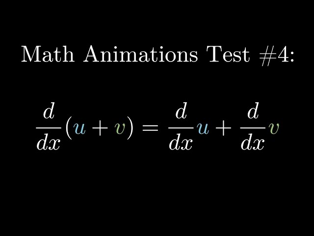Math Animations Test #4: Text & LaTeX Transformations, Arrows