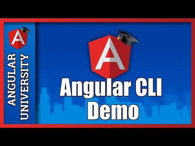 💥 Angular CLI Demo