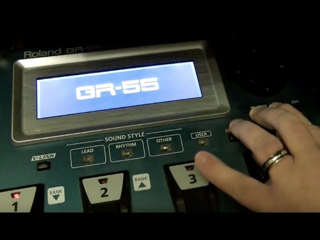 How to upgrade the firmware on Roland GR-55 Guitar Synthesiser
