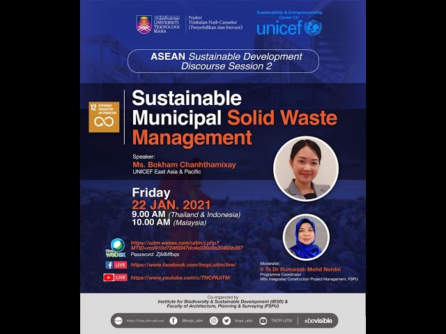 ASEAN Sustainable Development Discourse, Session II on SDG 12 Responsible Consumption and Production