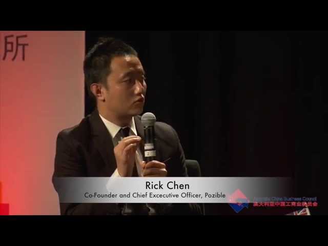 Australia China Entrepreneur Dialogue  Rick Chen, Co Founder, Pozible