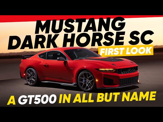 2026 Ford Mustang Dark Horse SC First Look: A Shelby GT500 in All but Name