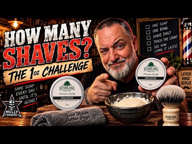 Day 1: How Many Shaves Can I Get From 1oz of Soap?