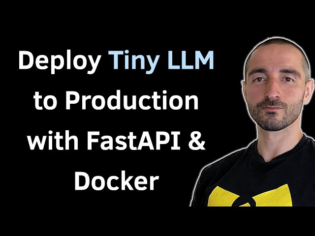 Deploy (Tiny) LLM to Production: Merge Lora Adapter, Push to HF Hub, Rest API with FastAPI & Docker