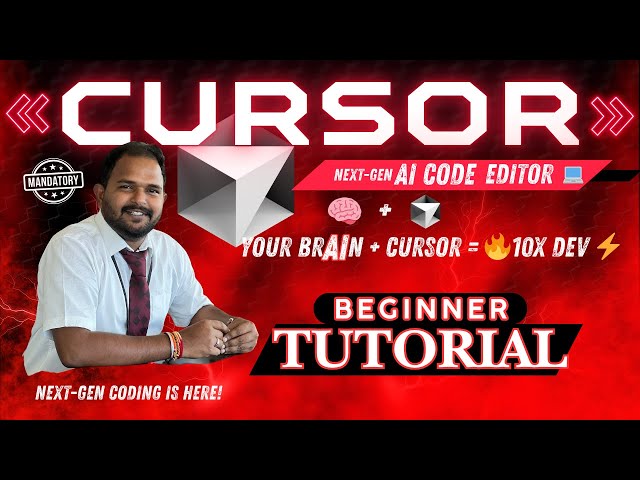 Cursor IDE Full Tutorial in Telugu | AI Coding Tool Explained with Example | TattvaCoders