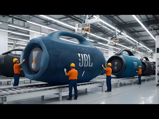 Inside the JBL Speaker Factory | How the JBL Boombox 4 Bluetooth Speaker Is Made (Full Process)