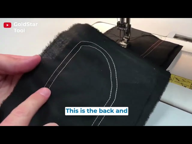 Juki LH-3528A - Industrial Sewing Machine Tutorial - Goldstartool.com - 800-868-4419