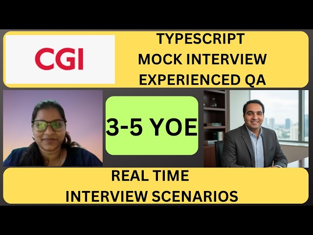 TypeScript Mock Interview 2026 | Coding + OOP + Scenario Based Questions