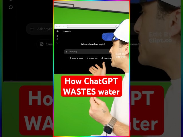 How ChatGPT WASTES water..