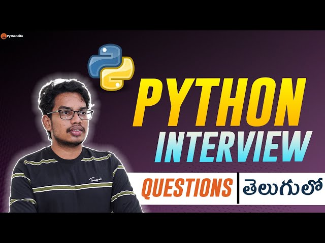 Python Interview Questions | Python in Telugu | Python in Telugu