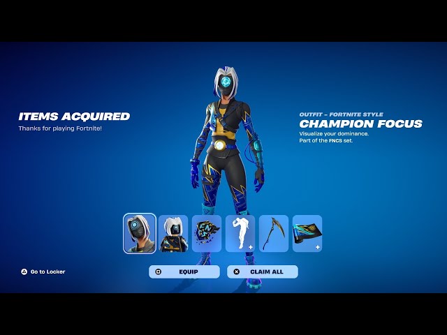 How To Get FNCS Champion Focus Skin For FREE! (Fortnite)