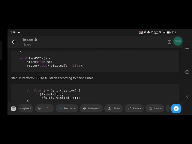 DSA Coding Question: Find Strongly Connected Components (SCC) Using Kosaraju's Algorithm in C++