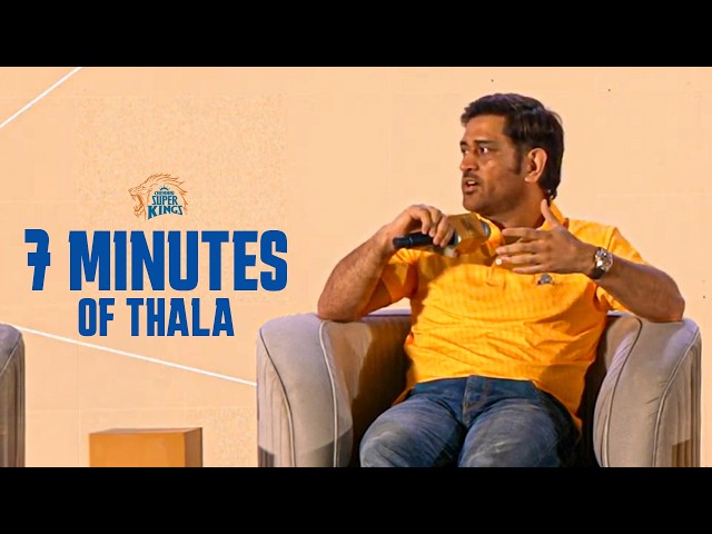 Unfiltered, real and raw with Thala MS Dhoni | CSK | IPL 2026