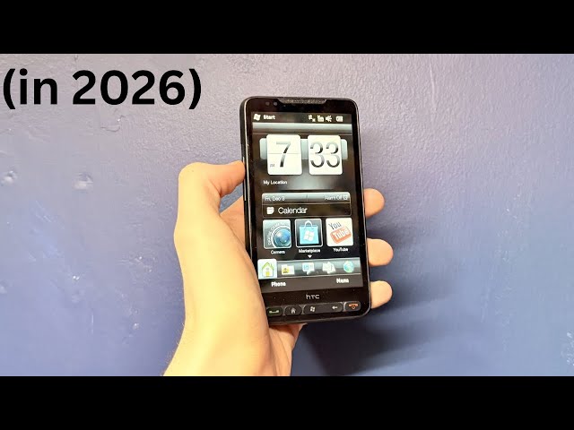 HTC HD2 In 2026 - The Older Windows Phone