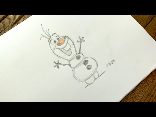 How to Draw Olaf from Frozen l #DrawWithDisneyAnimation