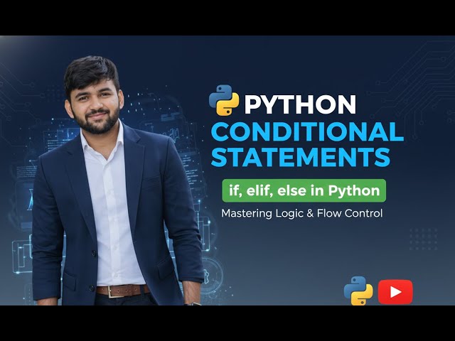 Python Conditional Statements in 3 Minutes! (if, elif, else) |#python #PythonTutorial #LearnPython