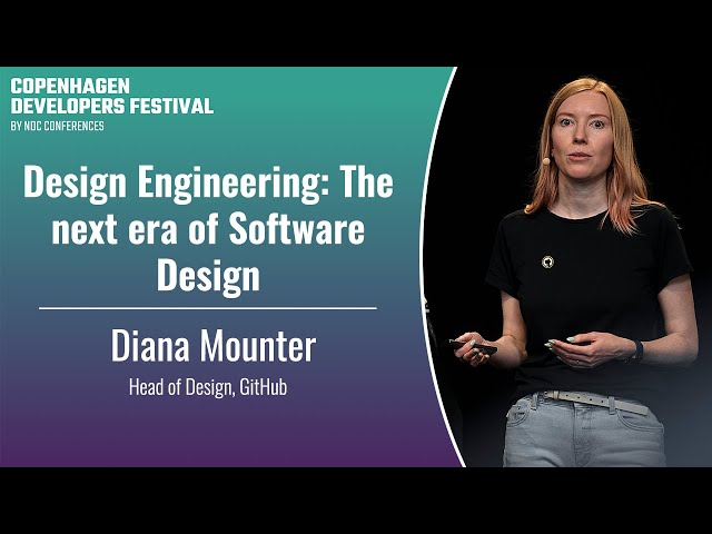 Design Engineering: The next era of Software Design - Diana Mounter - CPH DevFest 2024
