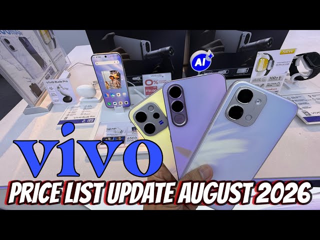 VIVO Price List Update August 2026 