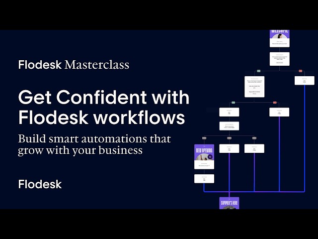 Flodesk Masterclass: Get Confident with Workflows (February 2026)