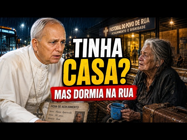 Padre Leo Descobriu Que Uma Idosa “Tinha Casa” Nos Registros… Mas Ela Dormia Na Rua