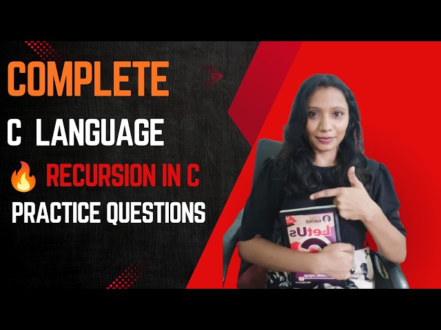 Recursion in C Programming | Recursion Explained with Practice Questions | C Programming Tutorial