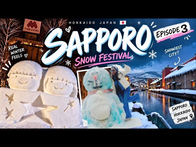 ❄️ SAPPORO: The SNOWIEST City?! 🇯🇵 | Snow Festival + Hokkaido Winter | EP. 3