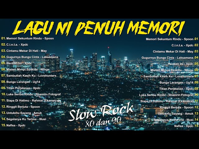 LAGU JIWANG 80AN DAN 90AN TERBAIK - LAGU SLOW ROCK MALAYSIA - KOLEKSI 40 LAGU2 JIWANG 80AN - 90AN