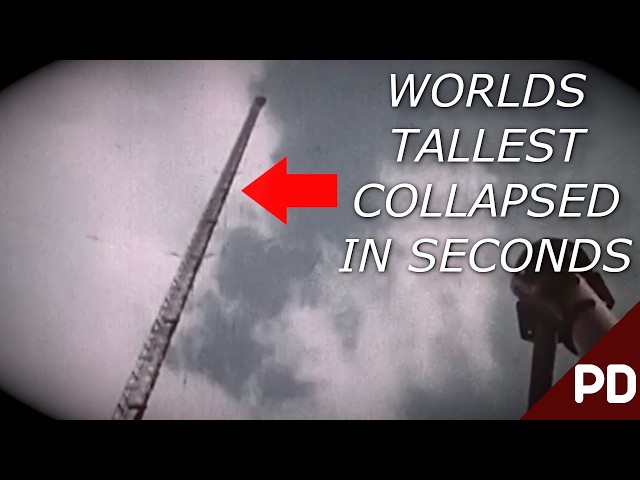 One of The Worlds Tallest Structures Collapsed In Seconds: The Warsaw Radio Mast Disaster