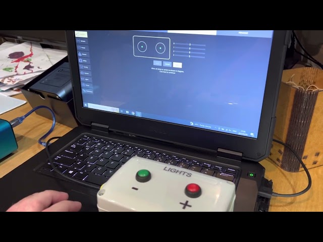 Custom QGroundControl lights controller calibration