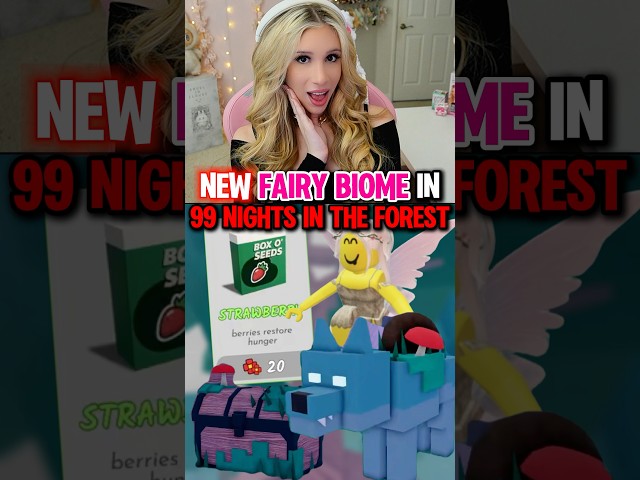 New “MAGICAL TREE” in FAIRY BIOME” in 99 NIGHTS IN THE FOREST on ROBLOX! 🧚‍♂️🌳