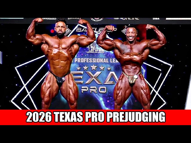 2026 Texas Pro Prejudging: Can Patrick Moore pull off a win??