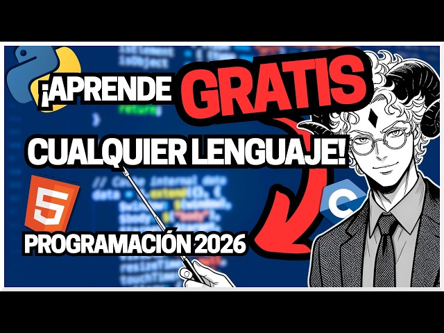 APRENDE CUALQUIER LENGUAJE GRATIS | Programación 2026