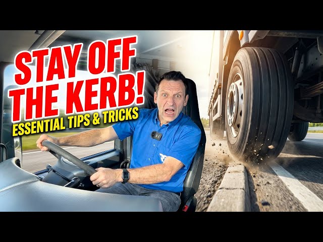 How to drive a Class 1 HGV without hitting kerbs: Essential Tips & Tricks on staying of the kerbs