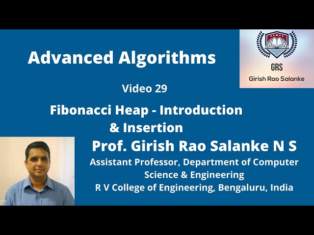 29  Fibonacci Heap 1 -  Introduction & Insertion