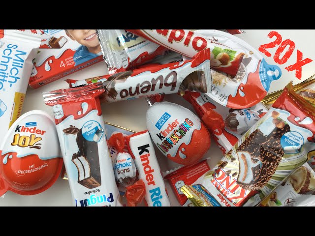 Prueba de todos los dulces Kinder de Ferrero