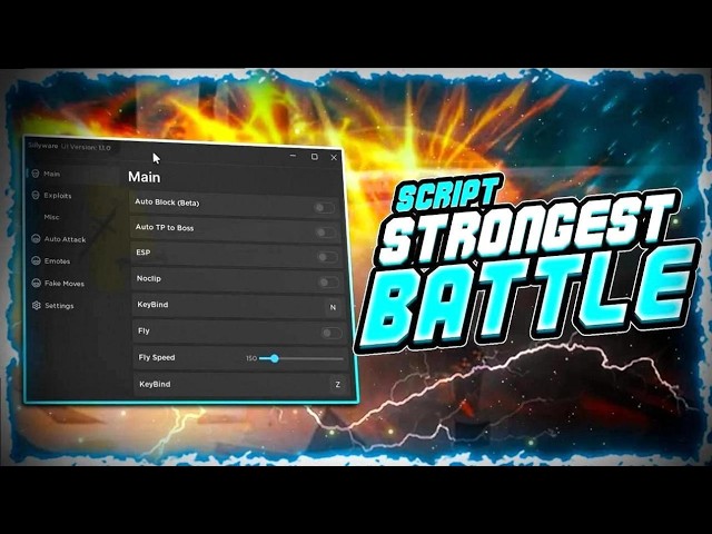 [Free] The Strongest Battlegrounds Script / Hack | Auto Farm + Kill All | No Cooldown & MORE!