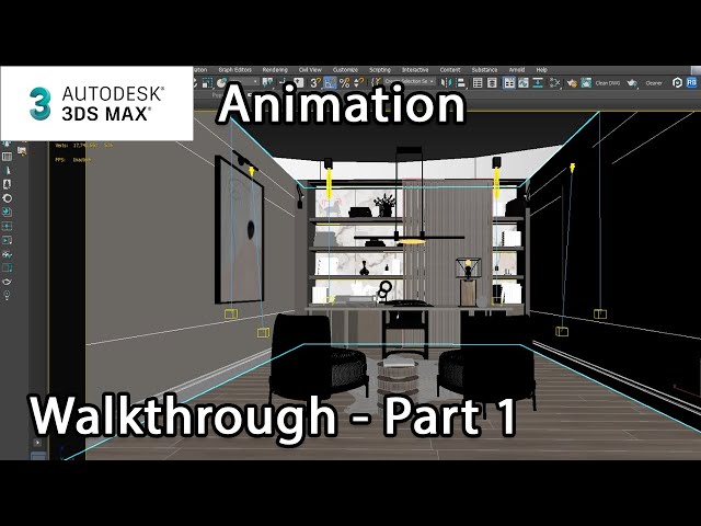 Creating an ArchViz Scene: Animation Walkthrough – Part 1 - Lesson 7 / 8