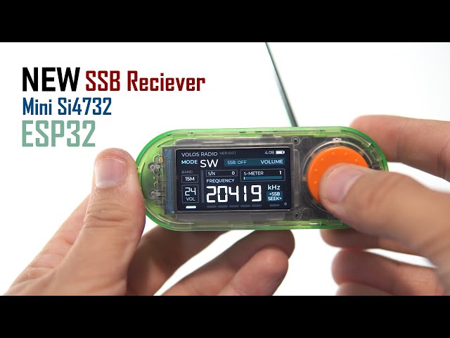 ¡NUEVO! Firmware de radio SSB ESP32 + SI4732 personalizado (Instalación completa y demostración)