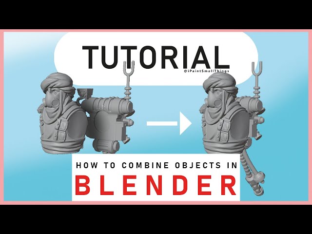How to Combine Objects in Blender | 3D Kitbash
