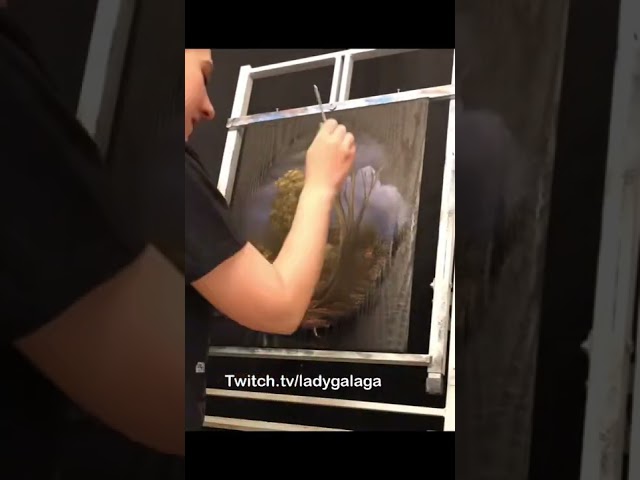 Dramatic Landscape Painting #art #painting #timelapseart #timelapsepainting #bobross #paintingvideo