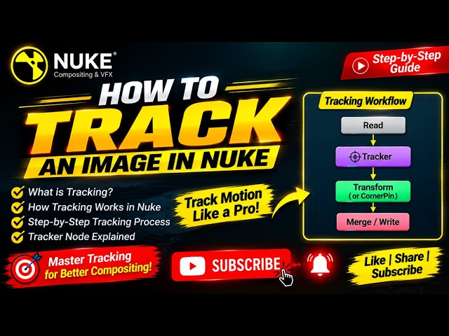 #Nuke #NukeTutorial #CameraTracking #MotionTracking #VFX