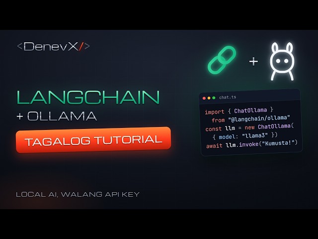 LangChain + Ollama Tutorial Tagalog #1 | System Role at Tool Calling