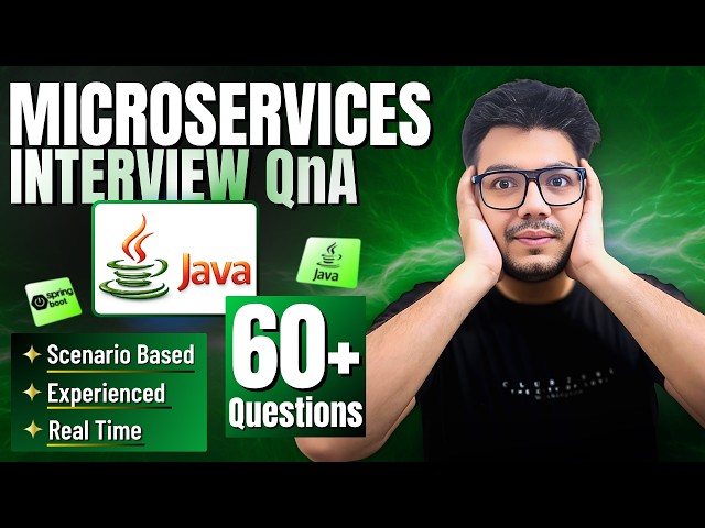 60+ Real Microservices Scenario Based Interview Ques [Java Springboot]