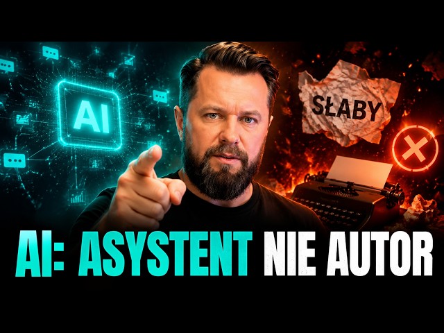 AI jest świetnym asystentem, ale beznadziejnym autorem