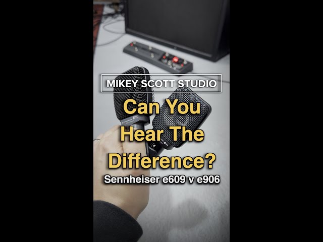 Can You Hear The Difference? Sennheiser e609 vs e906 on Hughes & Kettner GrandMeister 40 & 2x12 Cab🎸