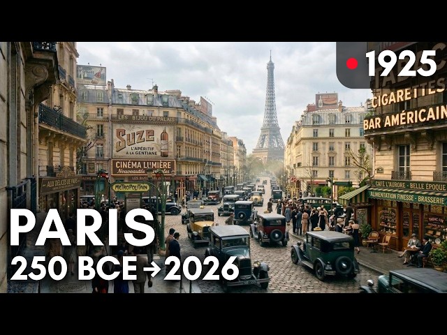 Evolution of Paris | Fixed-Camera Timelapse: 2200 Years in 15 Minutes