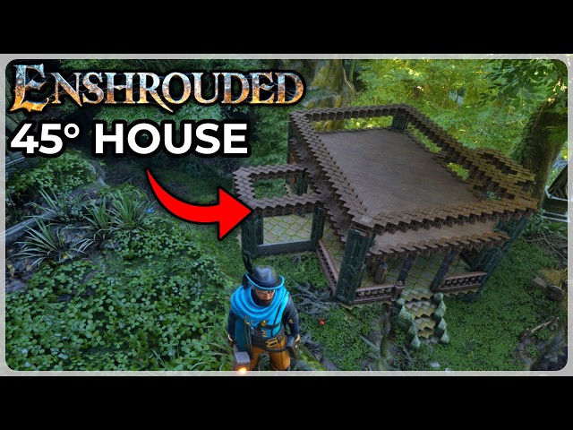 Building a DIAGONAL House in Enshrouded!