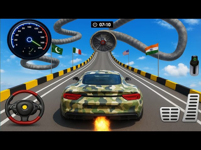 Impossible GT Car Stunt Racing - GT Car Stunt Master 3D - Android Gameplay