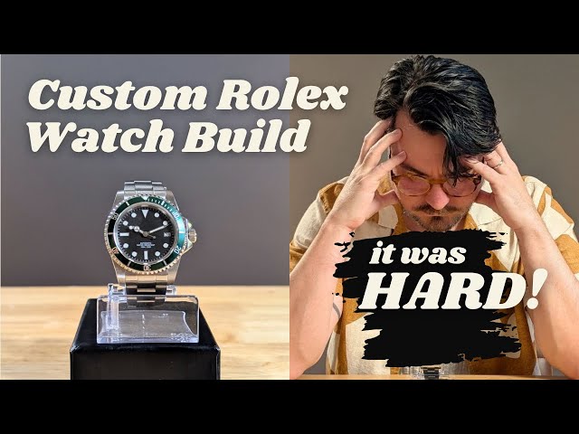 Creé un RELOJ ROLEX PERSONALIZADO usando AliExpress. ¡FUE DIFÍCIL!